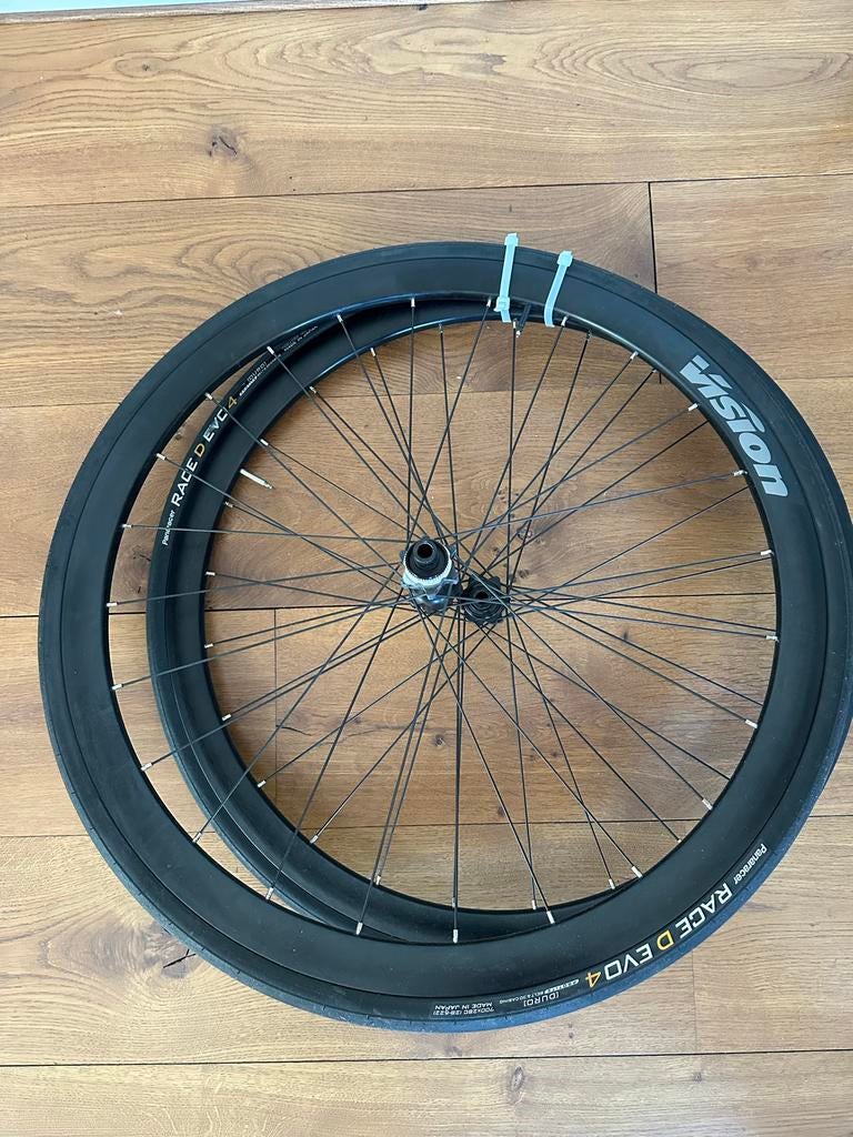 Vision wielset racefiets Shimano, Wiel, Gebruikt, Ophalen of Verzenden, Aluminium