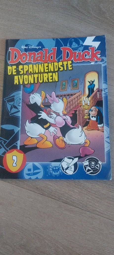 Donald Duck de spannendste avonturen deel 2, Gelezen, Eén stripboek, Ophalen of Verzenden, Donald Duck