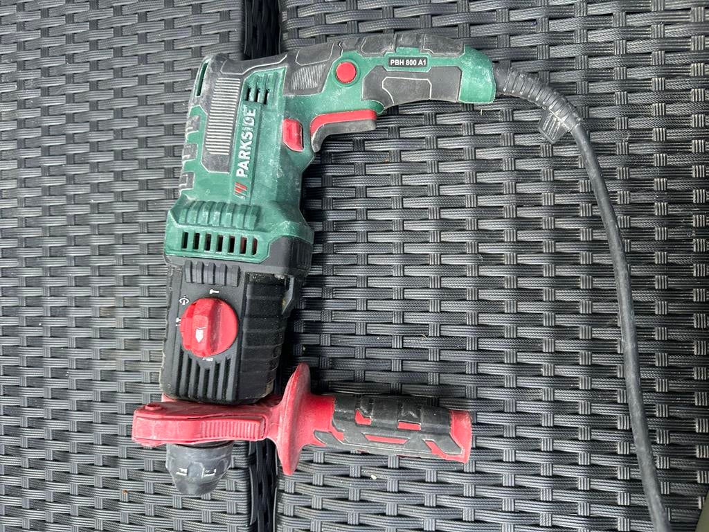 Parkside Boorhamer PBH 800 A1 - Gebruikt, Ophalen, Boor- en/of Breekhamer, Klopboormechanisme, Gebruikt