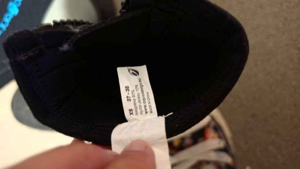 Aquaschoenen waterschoenen hoog model maat 38, Overige merken, Zeil- of Surfschoenen, Ophalen of Verzenden, Zo goed als nieuw