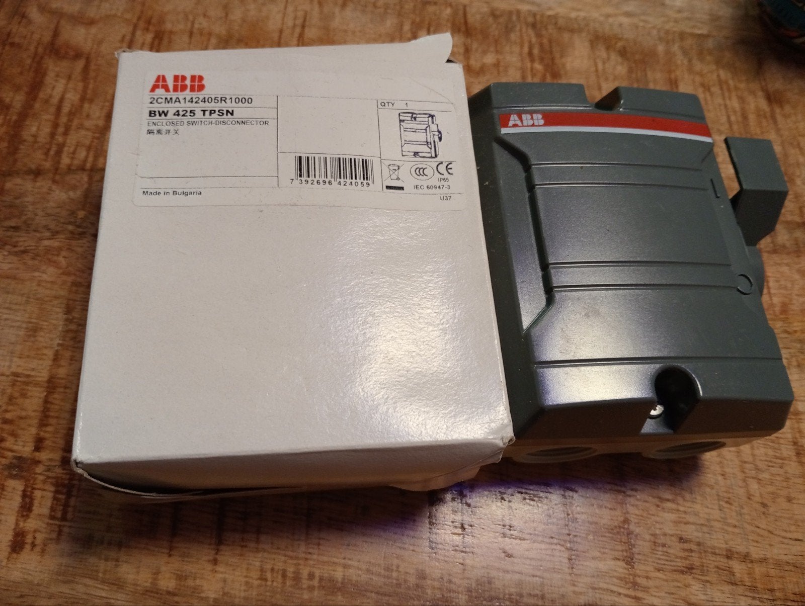 ABB BW 425 TPSN Ingesloten Schakelaar Scheider, Ophalen of Verzenden, Nieuw, ABB, Schakelaar