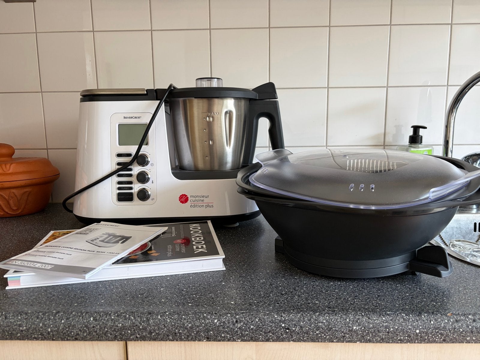 Silvercrest Monsieur Cuisine Édition Plus SKMK 1200 E5, Ophalen, Zo goed als nieuw, Vaatwasserbestendig, 3 snelheden of meer