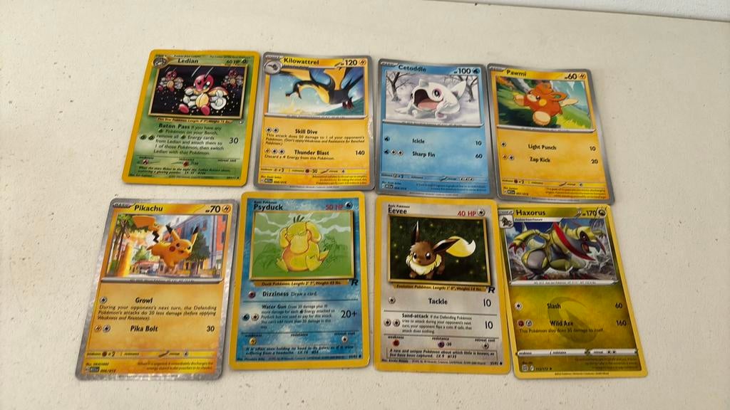 Pokemon kaarten, Ophalen of Verzenden, Zo goed als nieuw, Meerdere kaarten