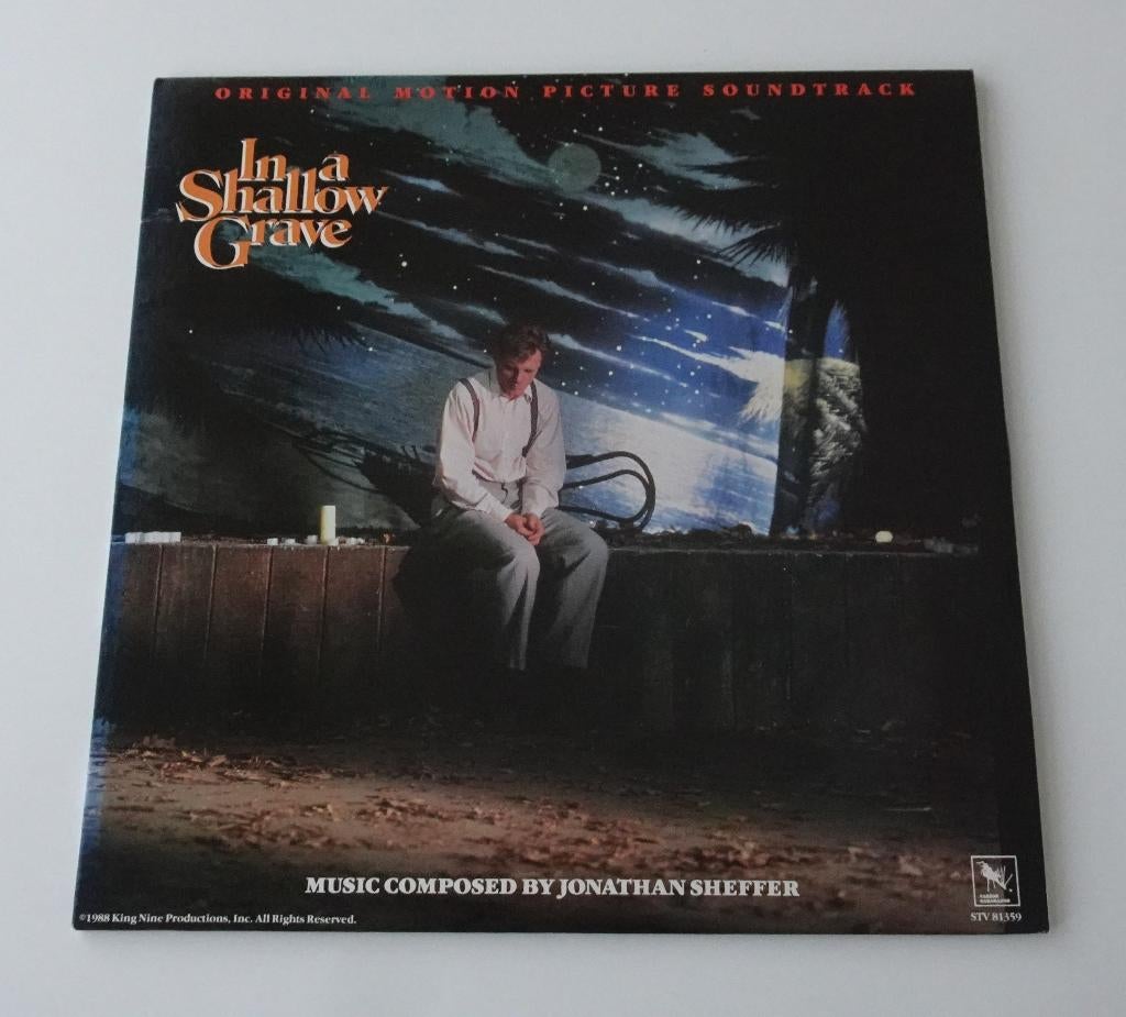 Jonathan Sheffer - In A Shallow Grave - Soundtrack 1988, Ophalen, Zo goed als nieuw, 12 inch