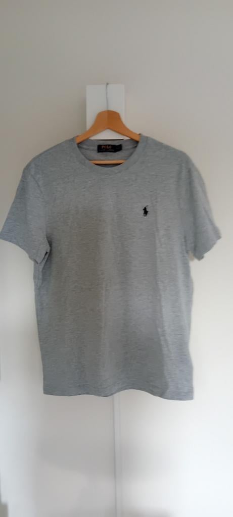 Grijs Ralph Lauren T-shirt - Gedragen, prima staat, Kleding | Heren, T-shirts, Maat 48/50 (M), Ralph Lauren, Ophalen of Verzenden