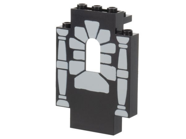 Lego Black Panel 2 x 5 x 6 Wall with Window with Window, Gebruikt, Lego, Ophalen of Verzenden, Losse stenen