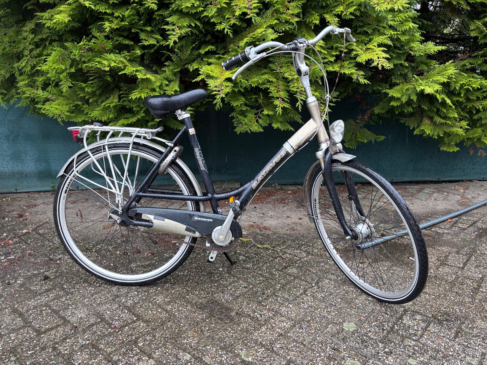 Batavus damesfiets met lage instap en 57 cm frame, Fietsen en Brommers, Ophalen, Velgrem, Batavus, 56 cm of meer