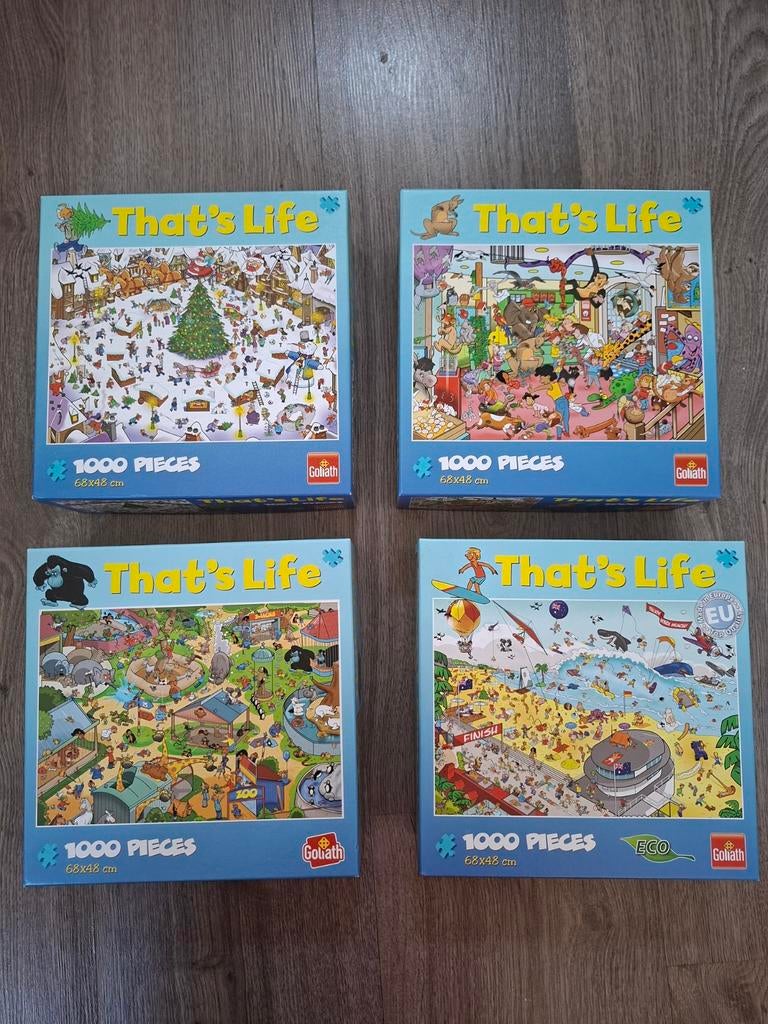 That's life puzzel, Hobby en Vrije tijd, Ophalen, 500 t/m 1500 stukjes, Zo goed als nieuw