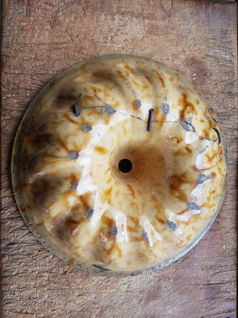 Antiek gekramd puddingvorm  tulband, Ophalen of Verzenden