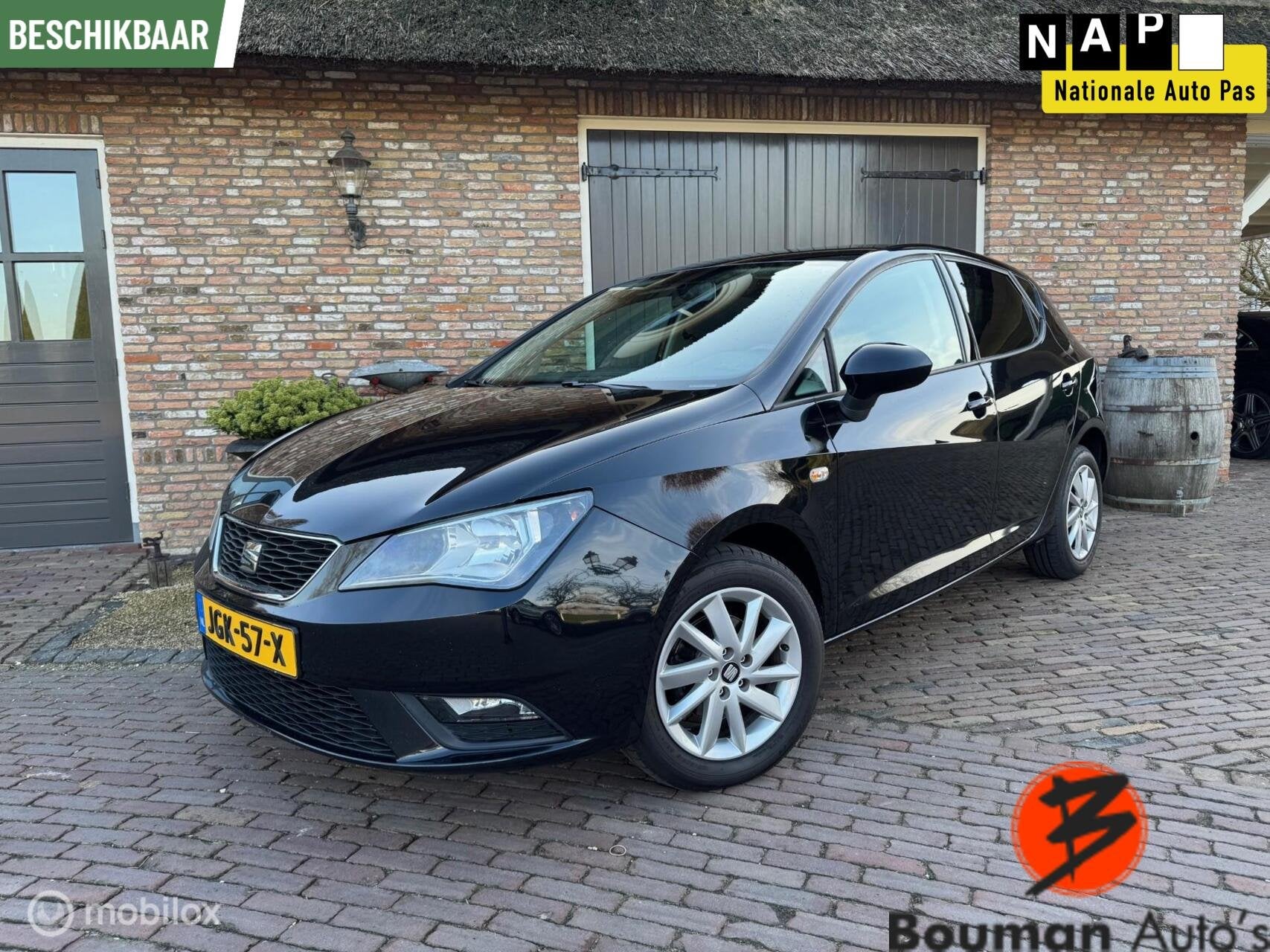 Seat Ibiza 1.2 TSI Style - 5 deurs - Airco VASTE LAGE PRIJS, Auto's, Voorwielaandrijving, Euro 5, 86 pk, Gebruikt