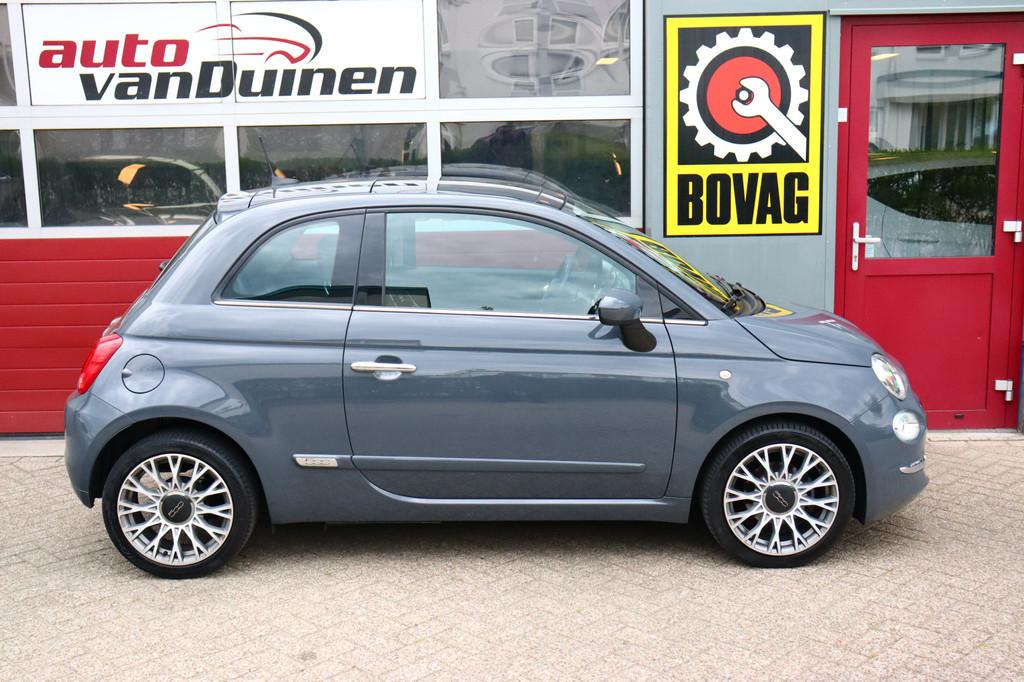 Fiat 500 0.9 TwinAir Turbo Collezione O.a: Navi, PDC, DAB, C, Voorwielaandrijving, Stof, Gebruikt, Met garantie (alle)