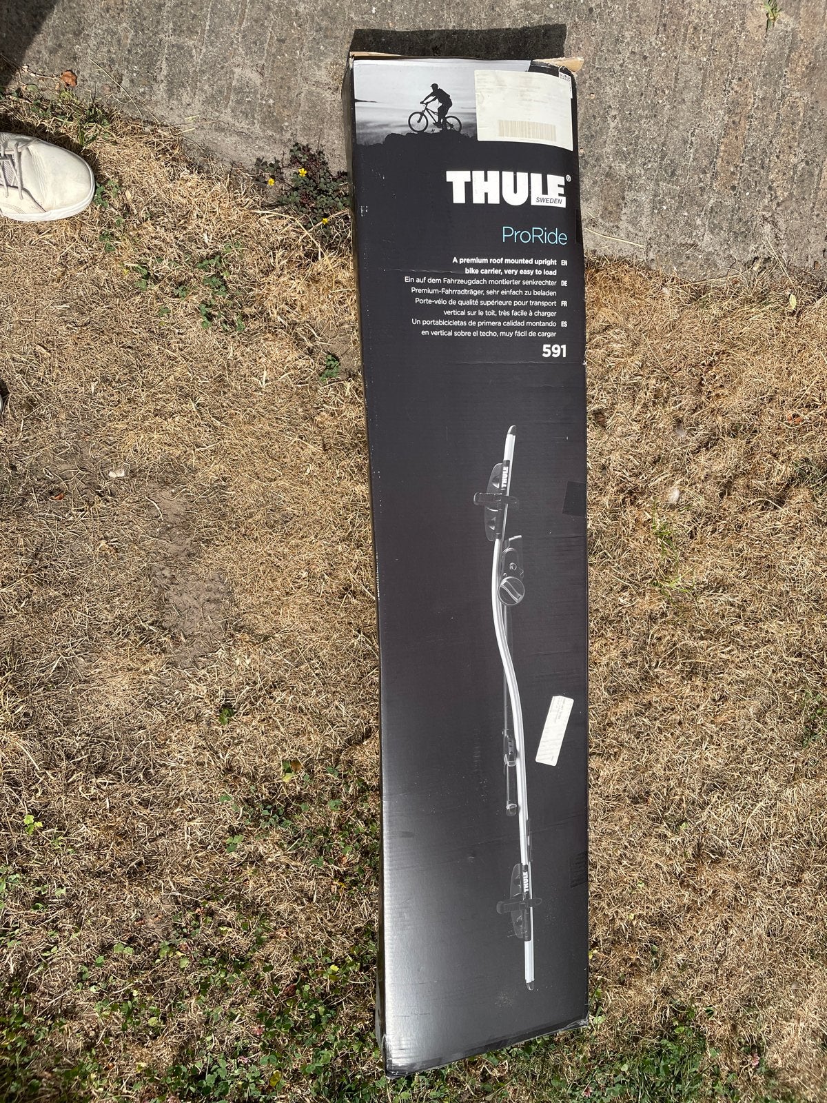 Thule ProRide 591 Fietsendrager - Dakmontage, Ophalen, Zo goed als nieuw