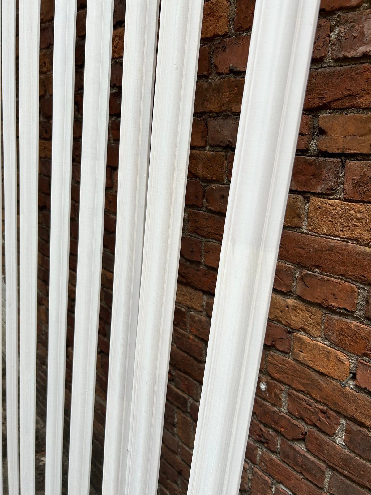 Decorlijst sierlijst grenen gegrond wit 18x68mm 270cm NIEUW, Ophalen, Overige materialen, 250 cm of meer, Lijsten