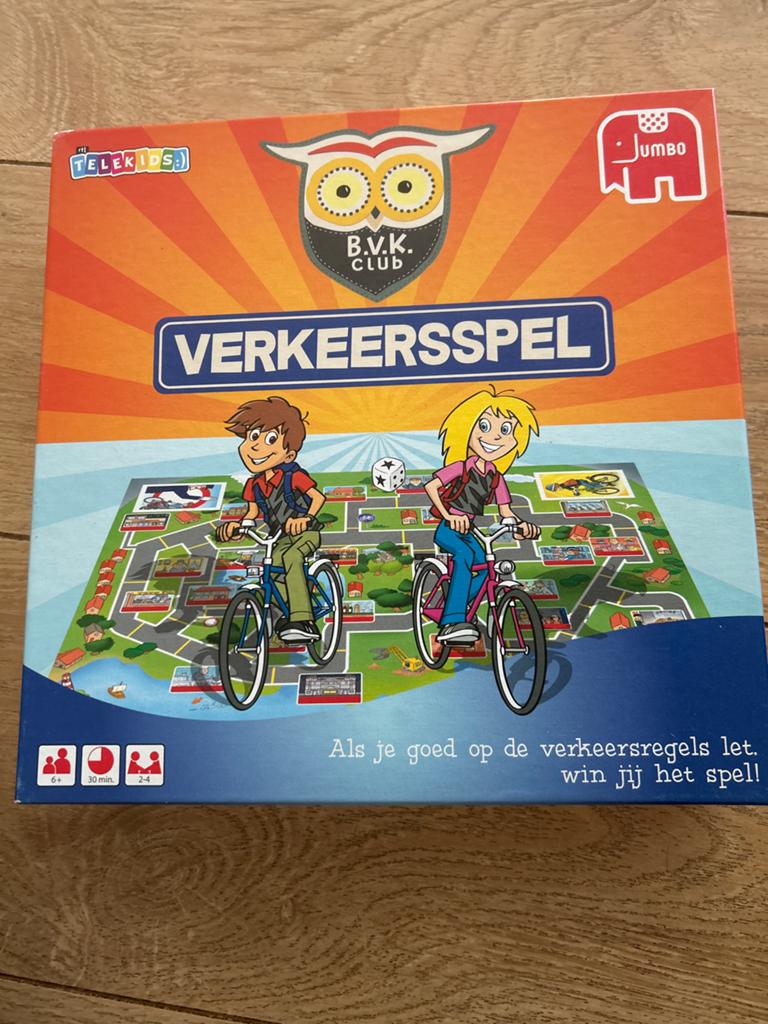 Jumbo B.V.K. Club Verkeersspel - Leer de verkeersregels!, Hobby en Vrije tijd, Gezelschapsspellen | Bordspellen, Drie of vier spelers