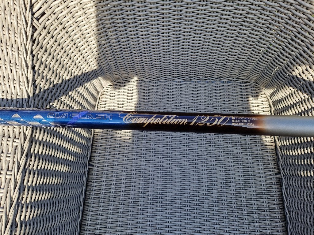 Shimano diaflash, Watersport en Boten, Ophalen of Verzenden, Gebruikt, Vaste hengel