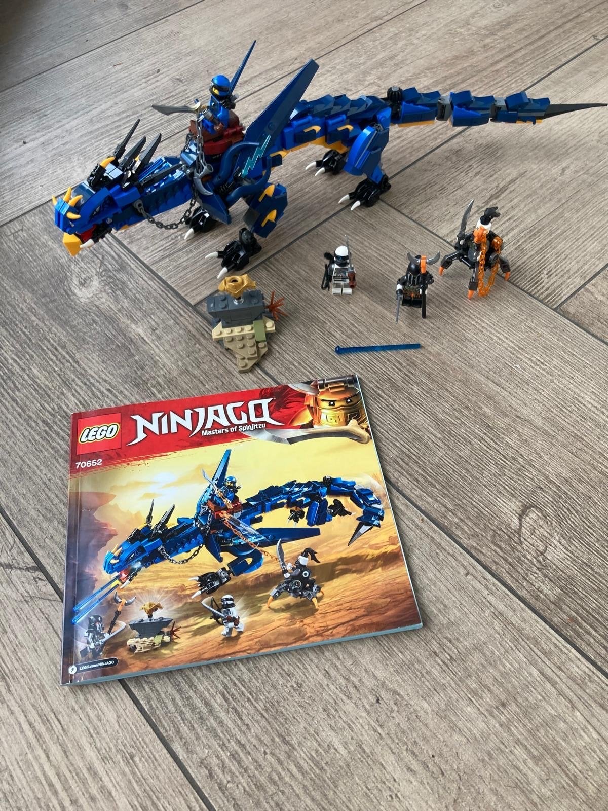 LEGO Ninjago 70652 Bliksemdraak met minifiguren, Ophalen of Verzenden, Zo goed als nieuw