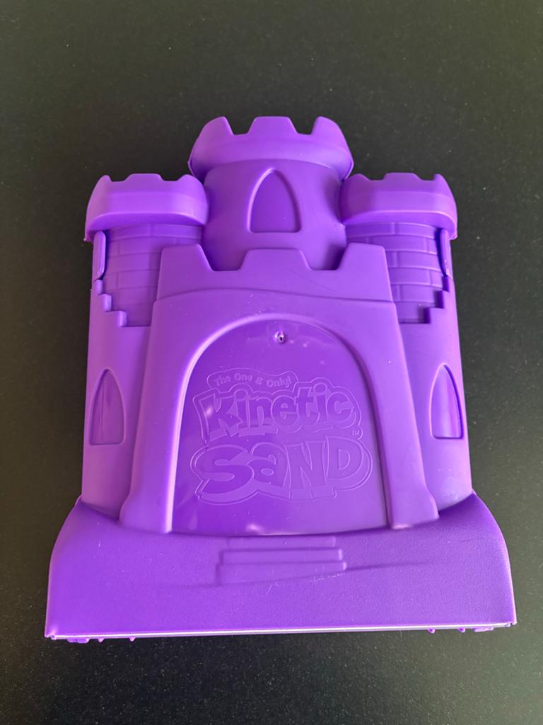 Kinetic Sand Kasteel Vorm met Zand - Paars, Kinderen en Baby's, Speelgoed | Educatief en Creatief, Ophalen of Verzenden, Gebruikt