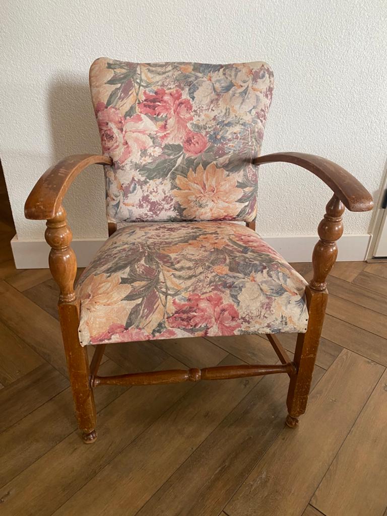 Oude fauteuil, Ophalen