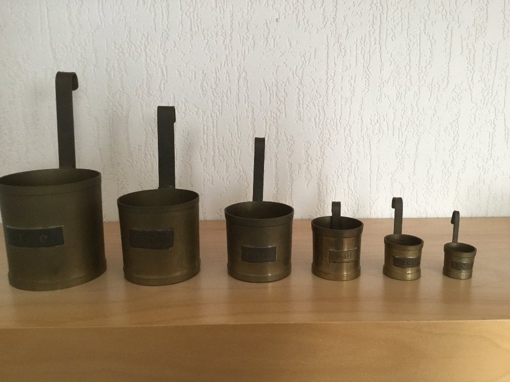 Set maatbekers, Antiek en Kunst, Ophalen of Verzenden