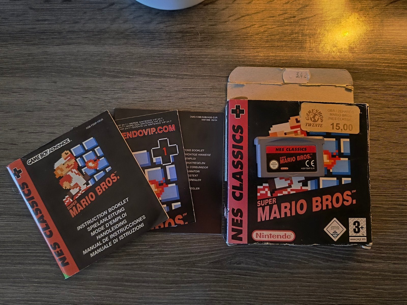 Super Mario Bros NES CLASSIC -Nintendo DS en Gameboy advance, Avontuur en Actie, Gebruikt, 1 speler, Ophalen of Verzenden