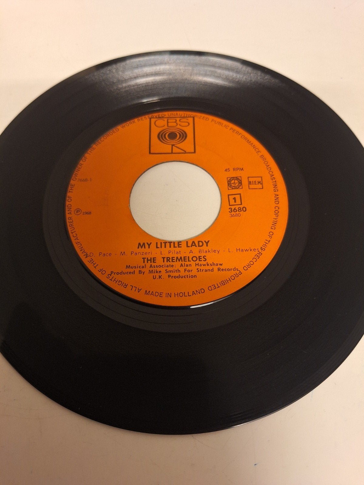 The Tremeloes - My little lady, 1968., Verzenden, 7 inch, Pop
