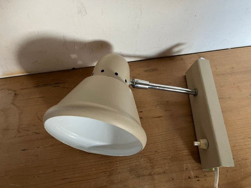 Vintage wandlampje Hala? Raak?, Ophalen of Verzenden, Gebruikt, Beige
