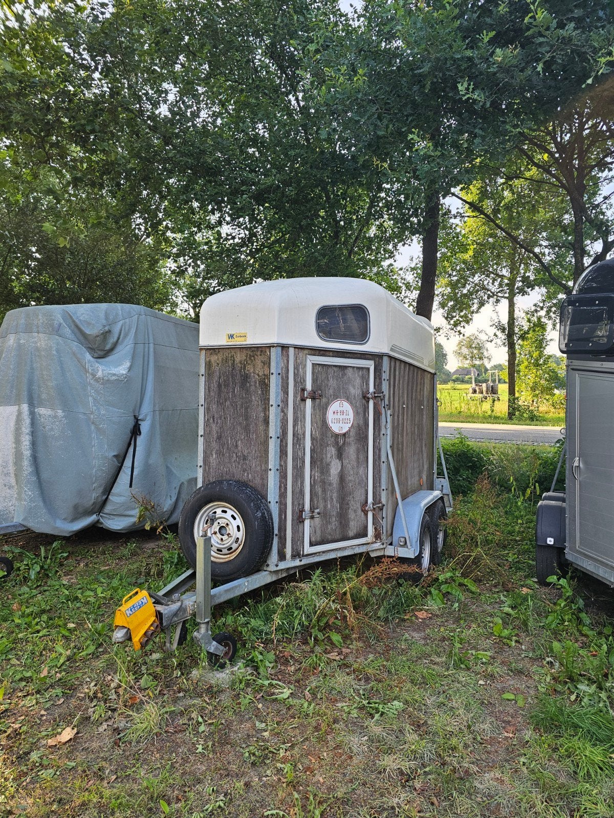 Gebruikte Waco 2 paards paardentrailer - opknapper, Ophalen, Gebruikt