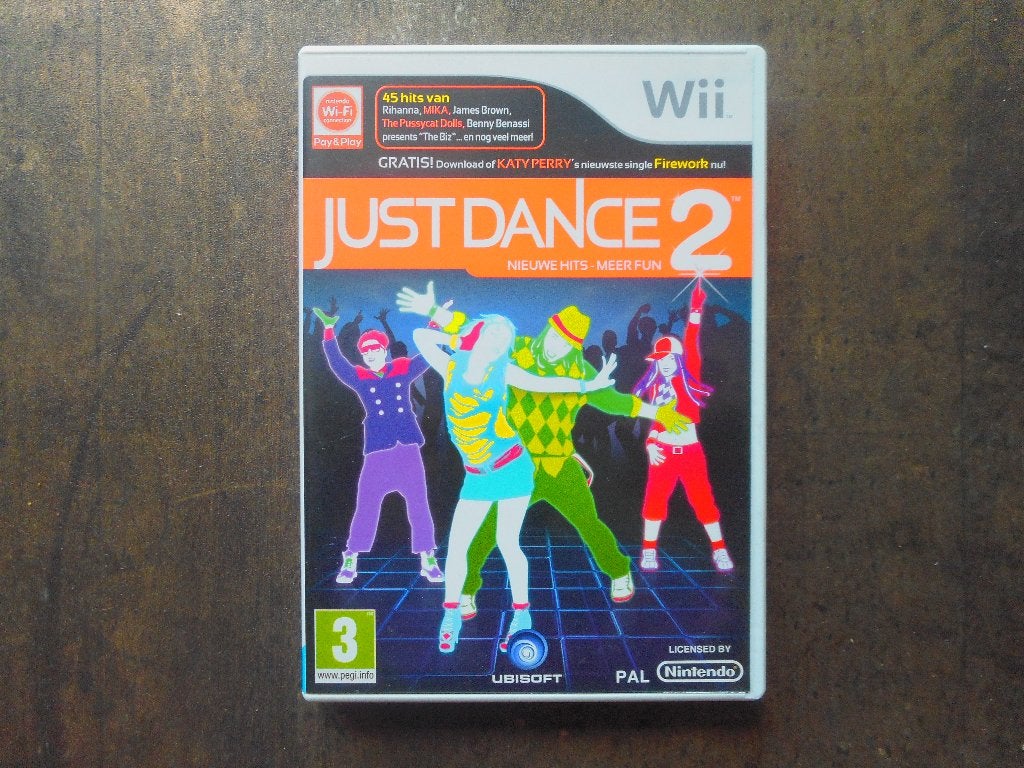 Just Dance 2 voor Wii (zie foto's) VIII, Muziek, Gebruikt, Ophalen of Verzenden, 3 spelers of meer