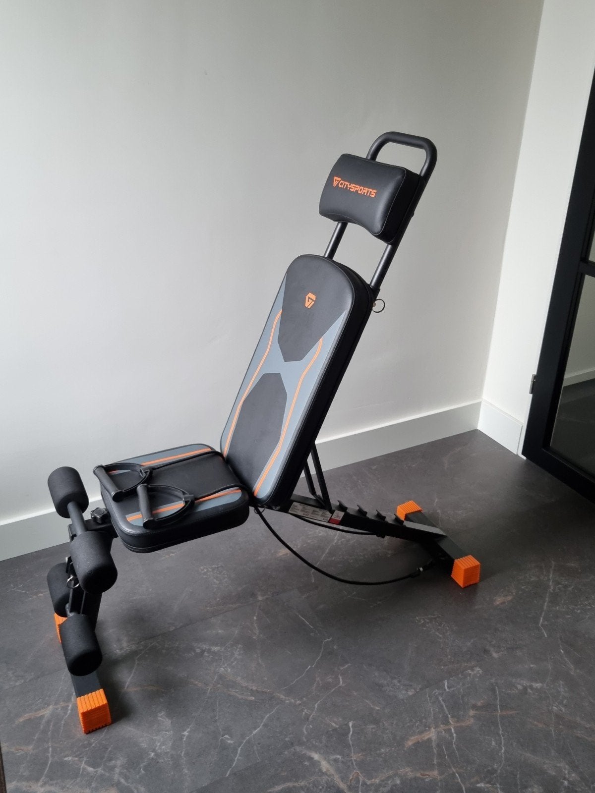 Fitnessbank model NO:S3, Sport en Fitness, Ophalen, Zo goed als nieuw
