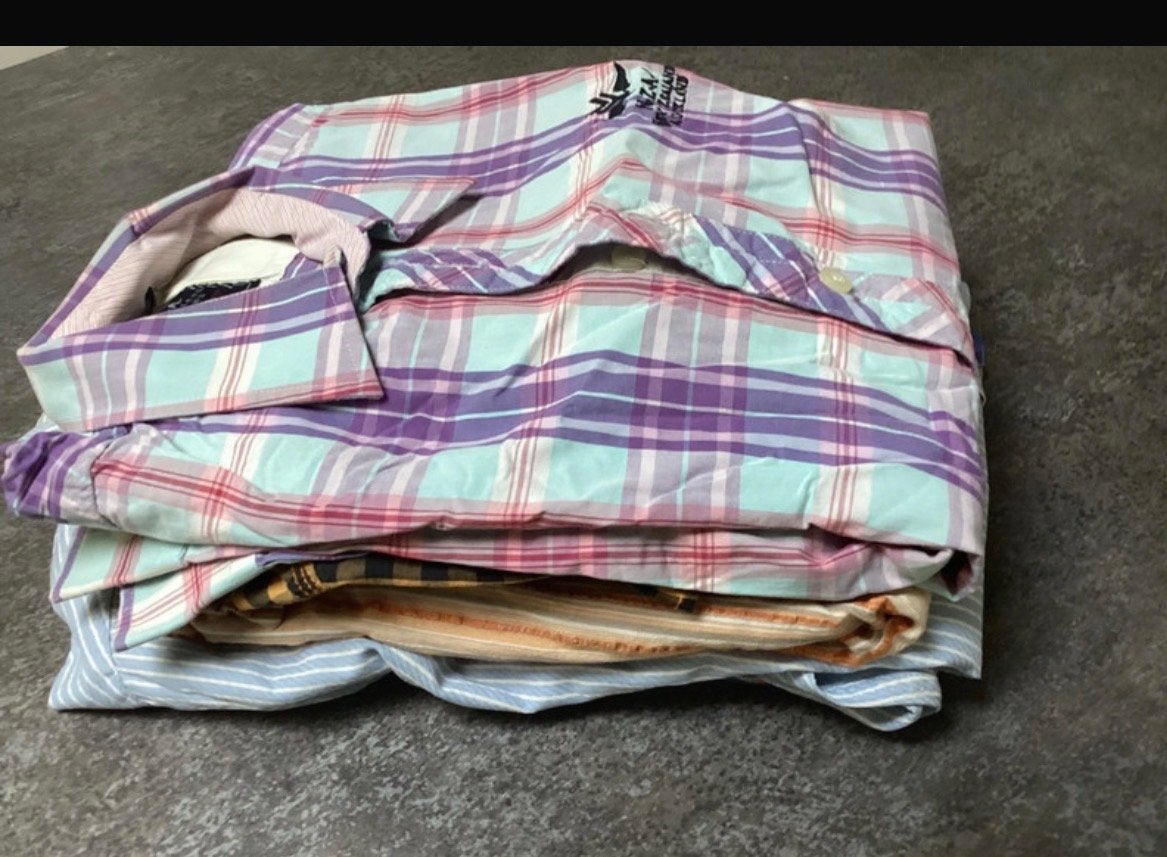 Partij merk overhemden - N.Z.A., DMG, Massimo Dutti, Canda, Verzenden, Gedragen, Meerkleurig, Overige halswijdtes