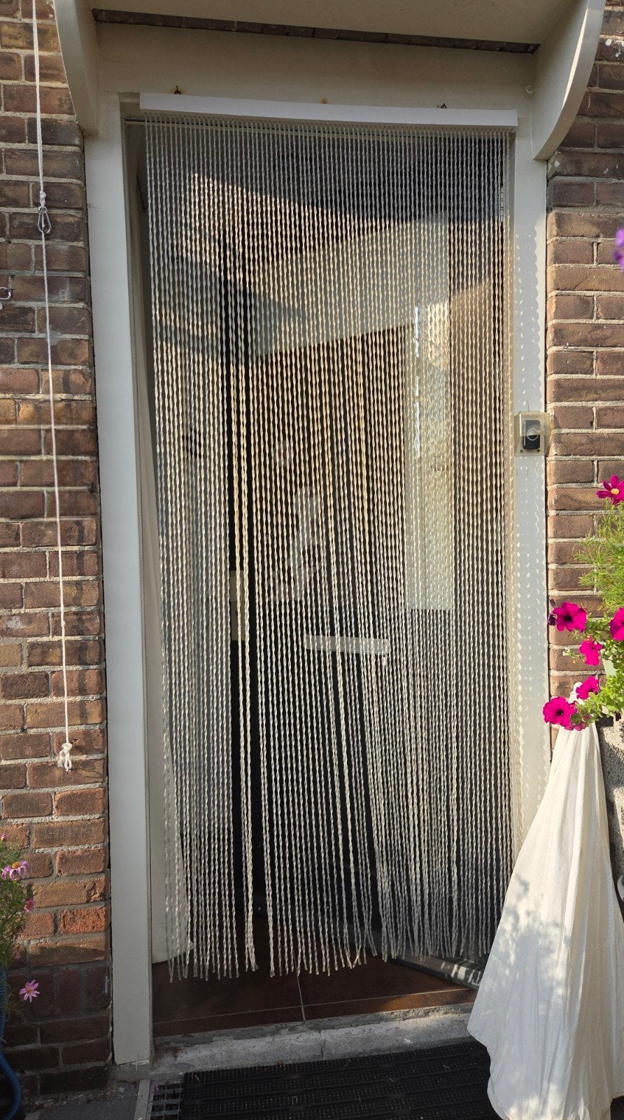Vliegengordijn transparant 90x210cm, Ophalen, 200 tot 215 cm