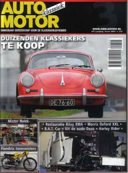 AMK 3 2009 : Porsche 356 - Riley RMA - Flandria - Morris, Ophalen of Verzenden, Gelezen, Algemeen