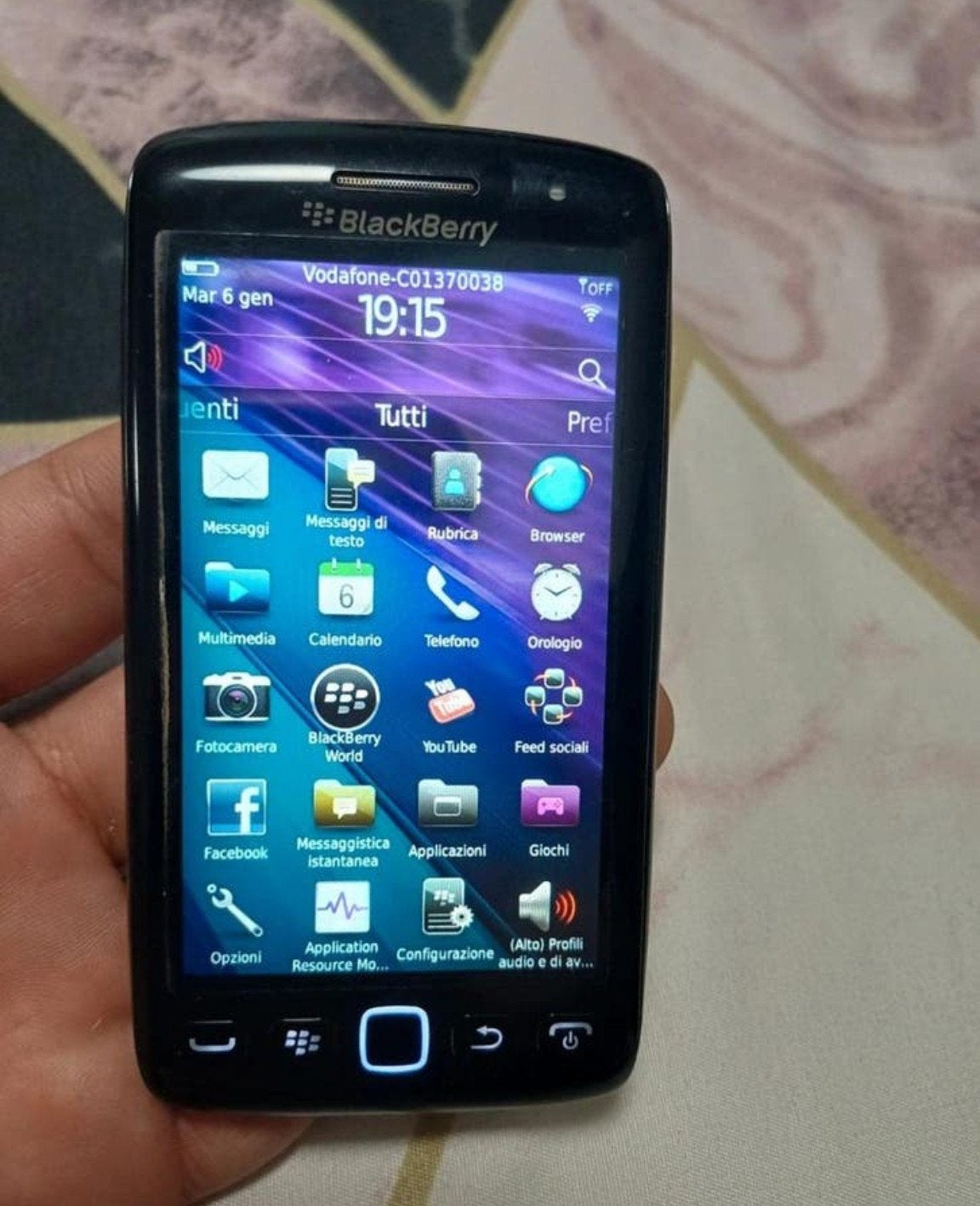 Een nette blackberry torch 9860 met touchscreen dit toestel, Ophalen of Verzenden, Zo goed als nieuw