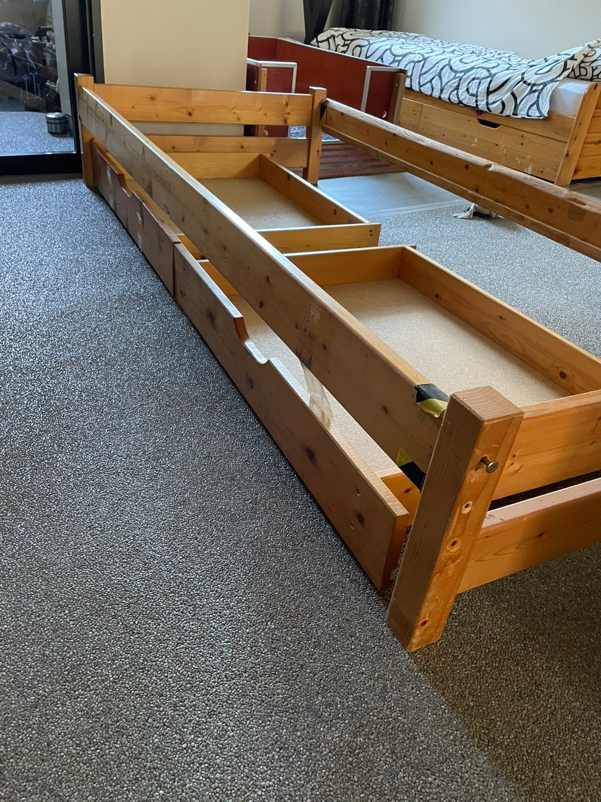 Eenpersoonsbed, Huis en Inrichting, Slaapkamer | Bedden, Ophalen, Gebruikt, 90 cm, Eenpersoons