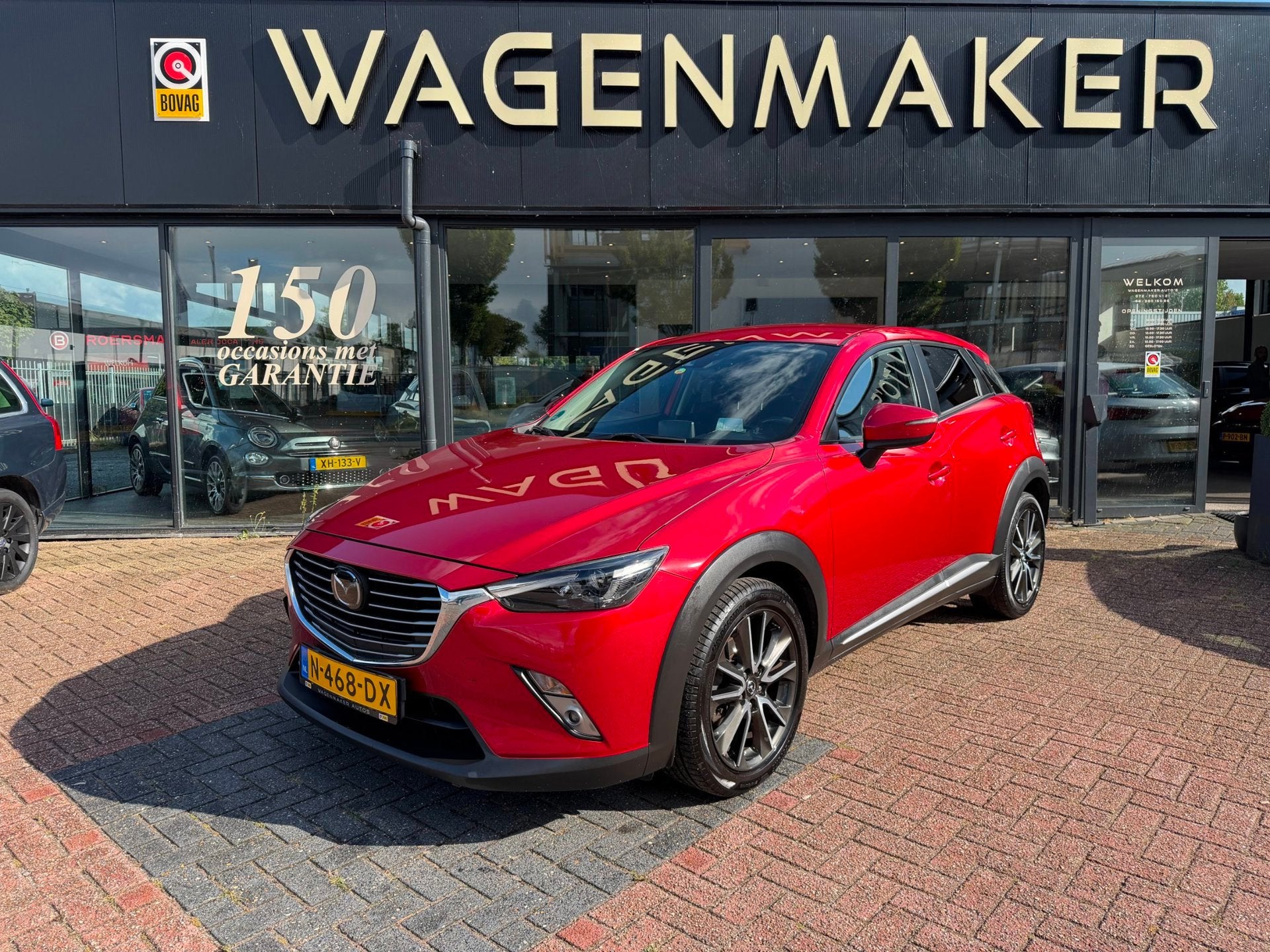 Mazda CX-3 2.0 SkyActiv-G 120 GT-M NAV|CAM|ACC|Leder|Carplay, Auto's, 1998 cc, Gebruikt, Euro 6, 4 cilinders