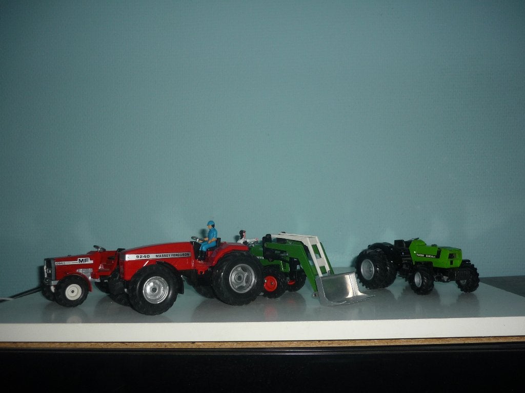 4 X SIKU  TREKKERS OUD, Ophalen of Verzenden, Gebruikt, Tractor of Landbouw, Overige merken