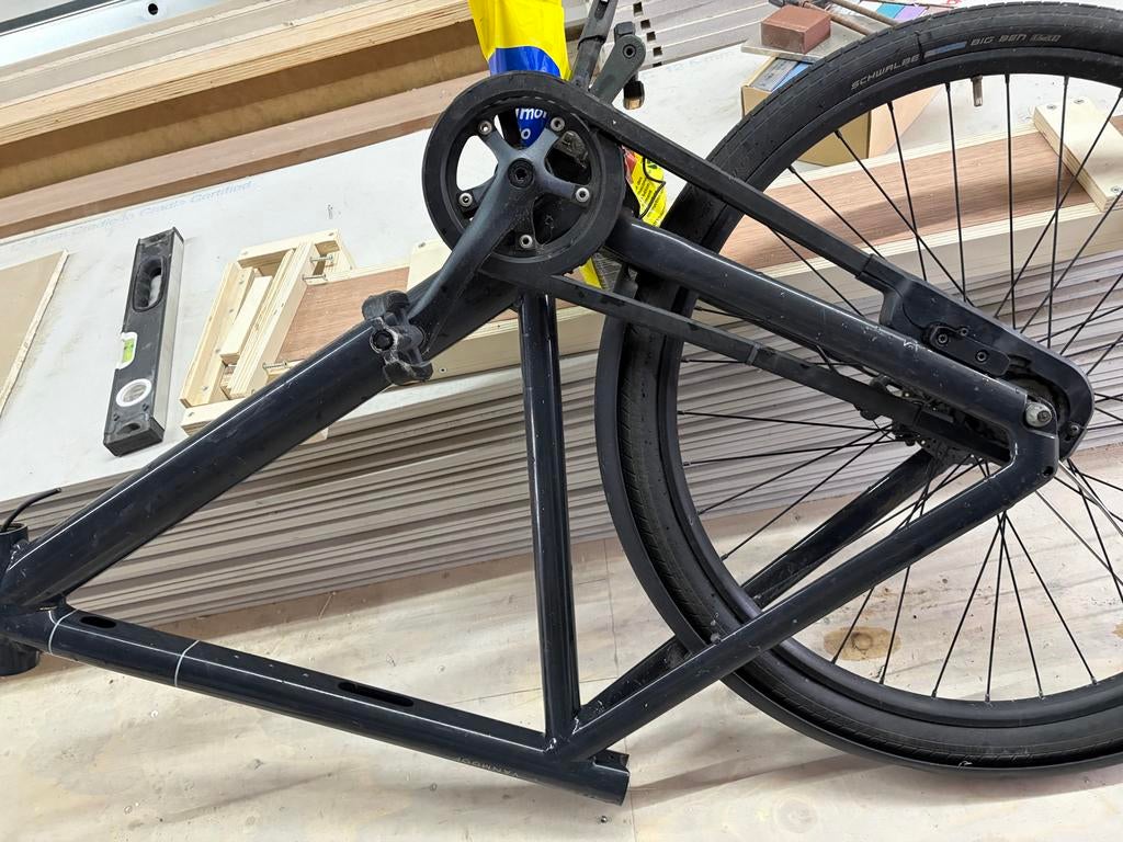 VanMoof onderdelen: Frame, wiel en crankstel, Frame, Gebruikt, Aluminium, Ophalen