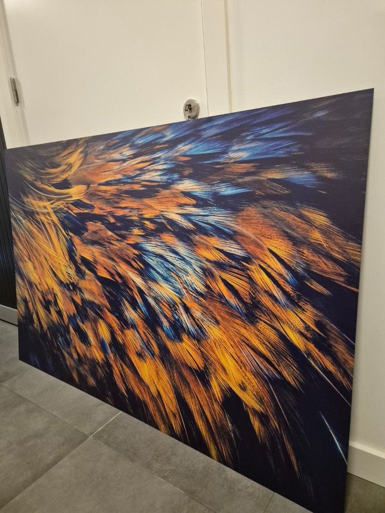 Kleurrijk schilderij te koop!, Ophalen, 125 cm of meer, Zo goed als nieuw, Schilderij