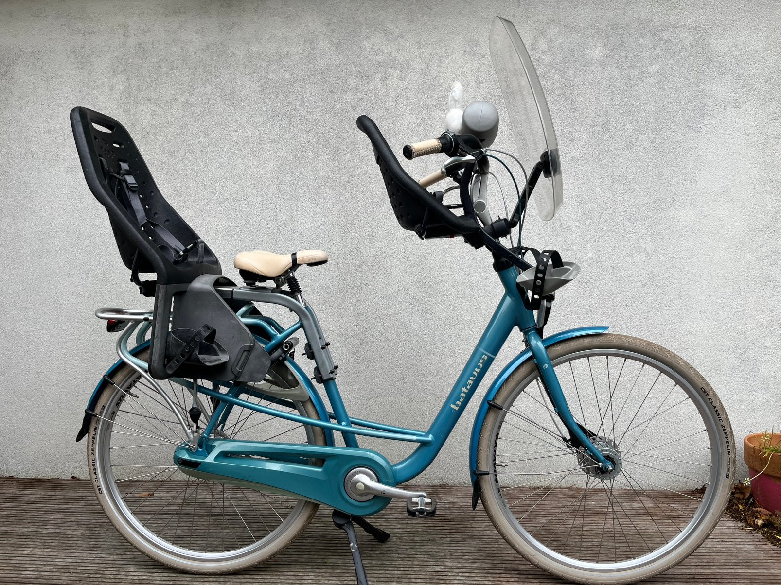 Batavus Mambo Moederfiets, Fietsen en Brommers, Ophalen, 2 zitjes, Gebruikt, Batavus