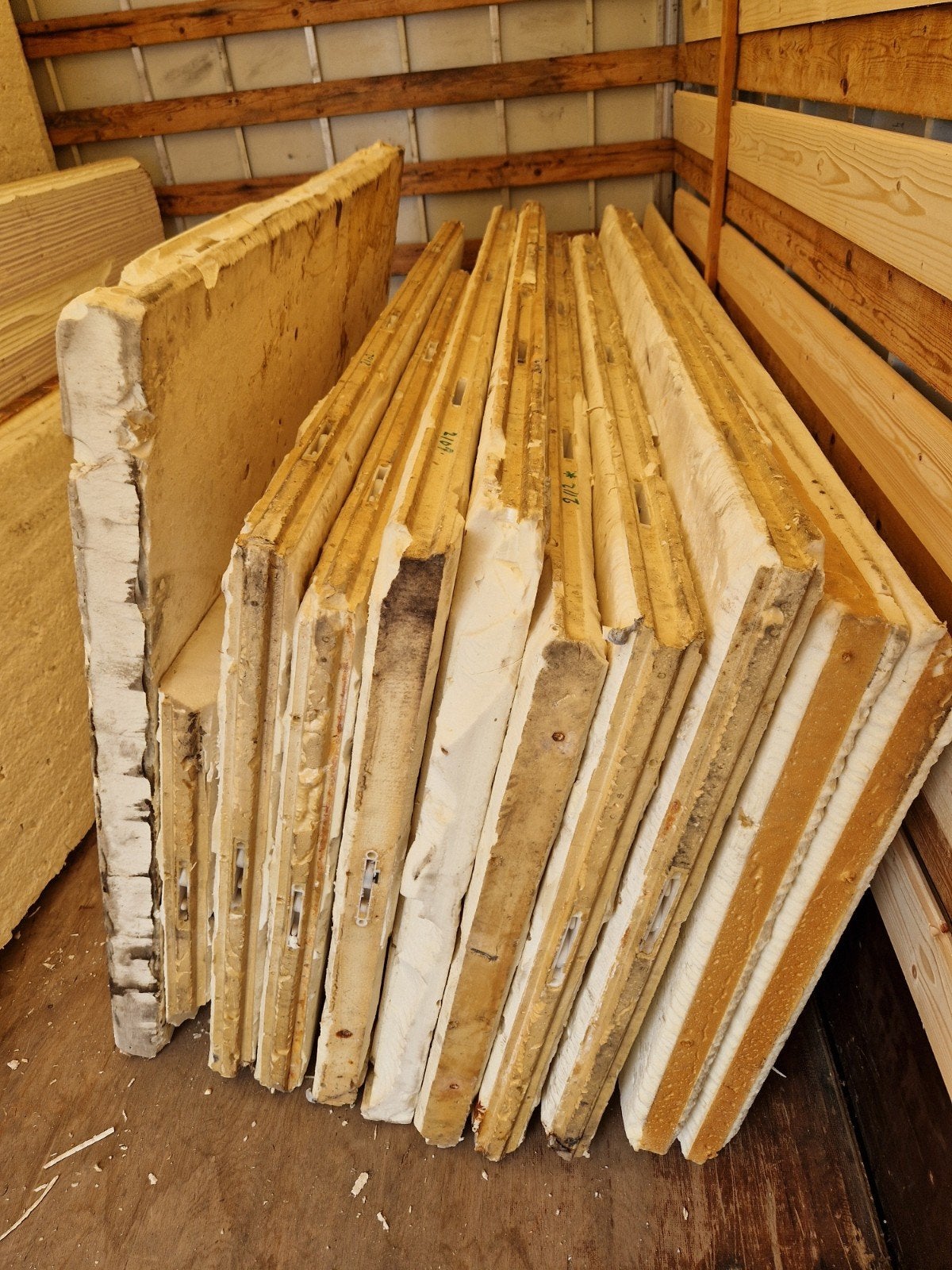 16m² pir isolatieplaten 10cm dik, Ophalen, Dakisolatie, Gebruikt, Hardschuim (Pir)