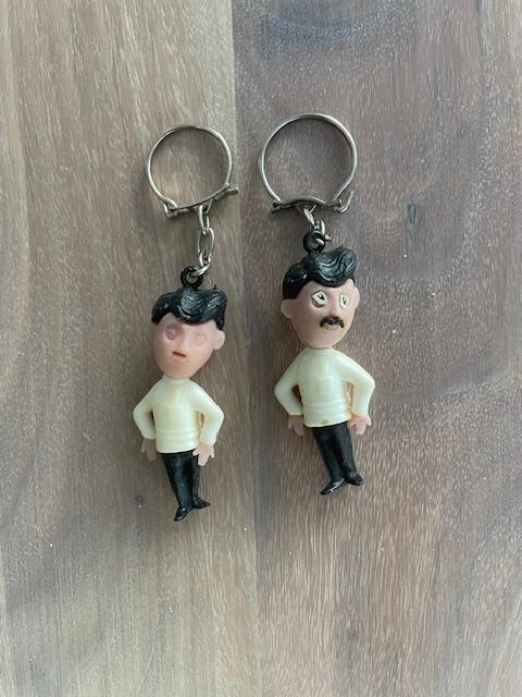 2 Sleutelhangers Kapper Fant, Ophalen of Verzenden, Gebruikt, Knuffel of Figuurtje
