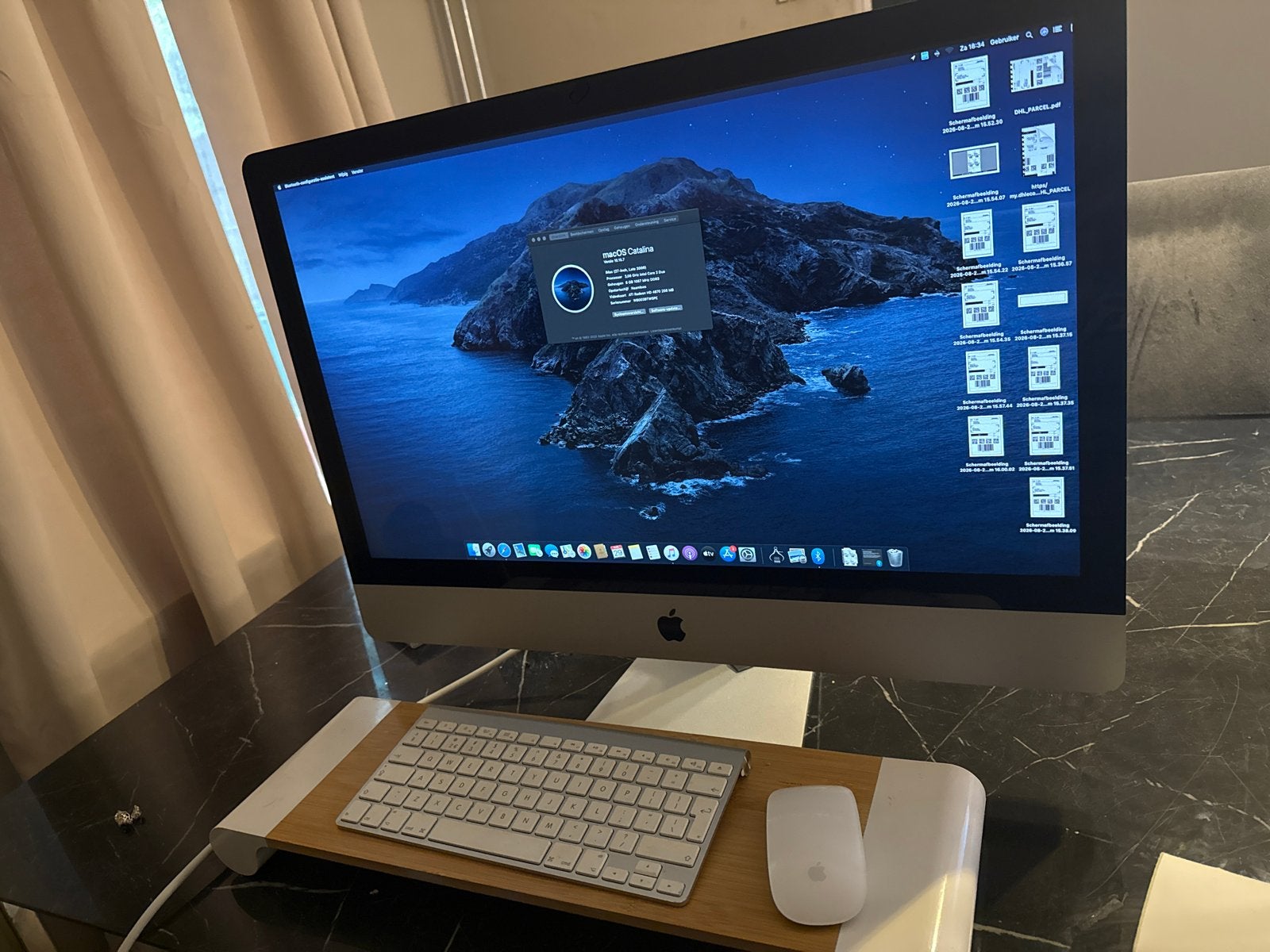 Apple iMac 27 inch late 2009-compleet met toetsenbord& muis, 8 GB, IMac, Ophalen of Verzenden, Zo goed als nieuw