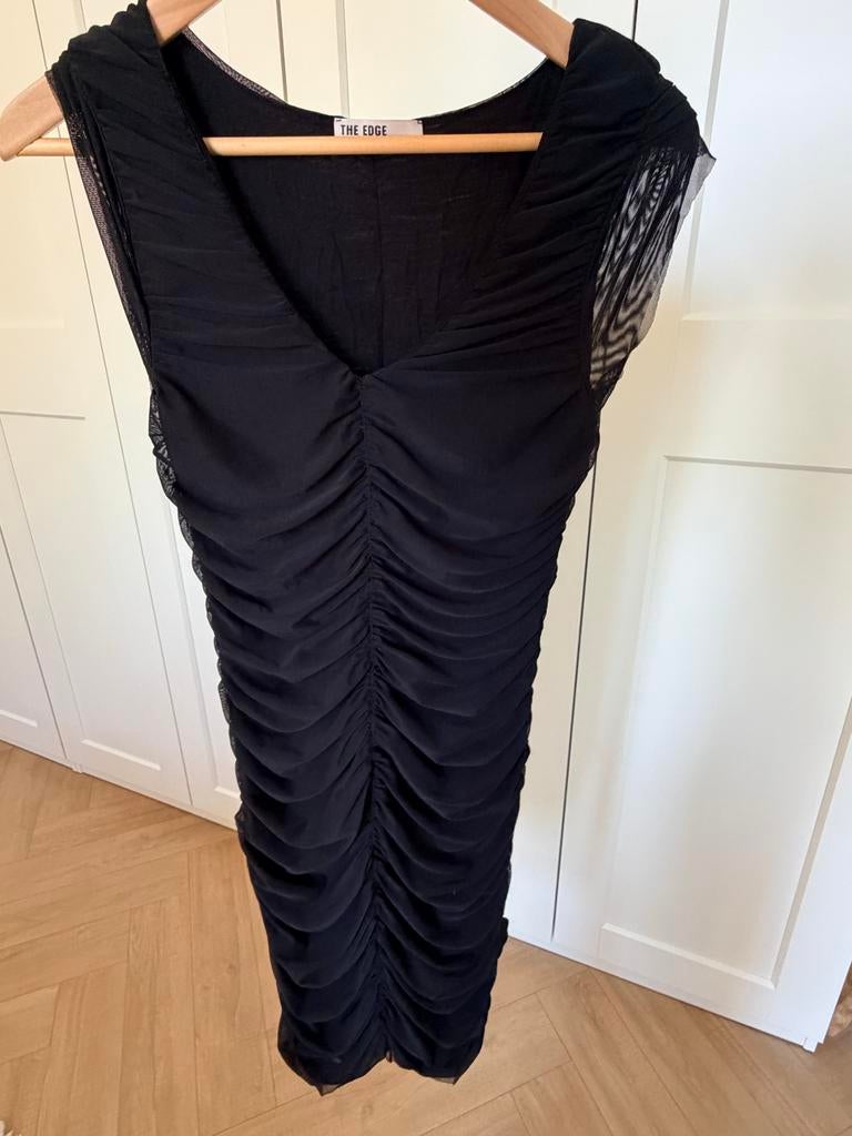 Supertrash jurk door Olcay Gulsen - Zwart - Maat S (XS/M), Kleding | Dames, Zwart, Ophalen of Verzenden, Zo goed als nieuw, Knielengte