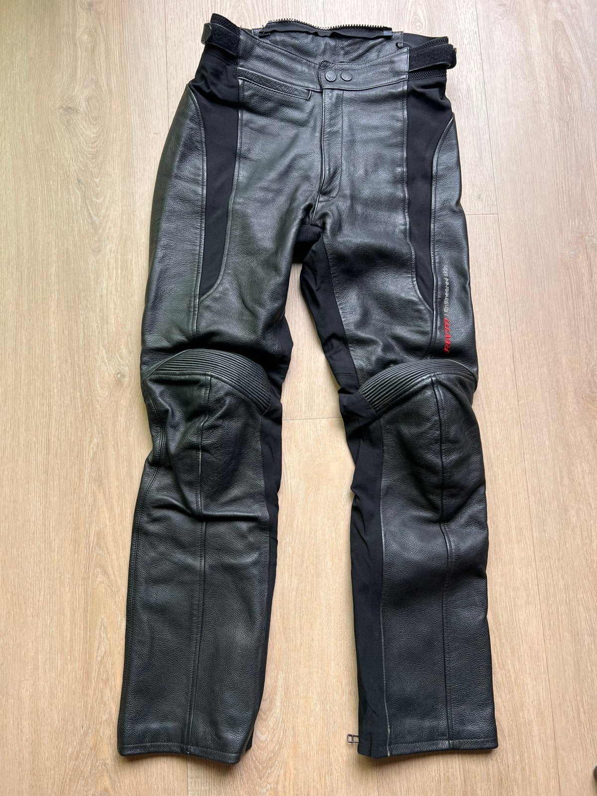 Rev’it leren motorbroek maat M, Motoren, Ophalen, Tweedehands, Broek | leer