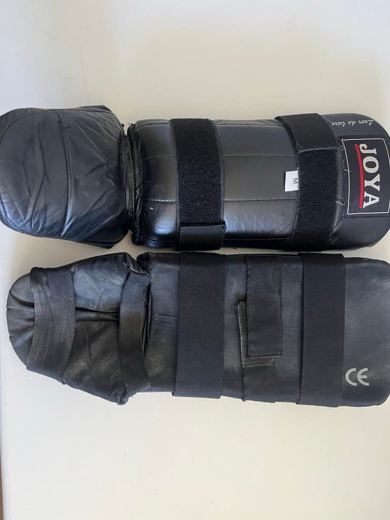 Kickboks scheen- en voetbeschermers Joya - Maat M, Ophalen, Gebruikt, Overige, Vechtsportbescherming