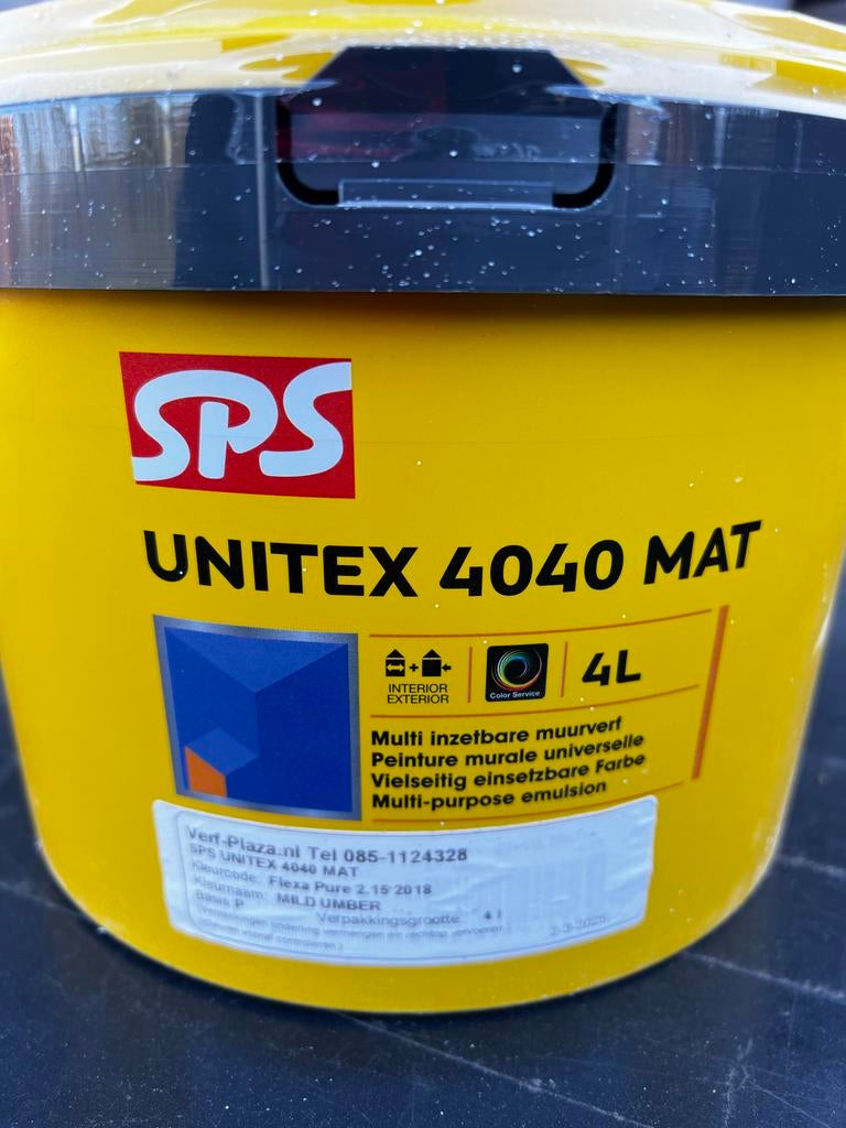 SPS muurverf (Flexa Pure kleur: Mild Umber - Nieuw, Doe-het-zelf en Verbouw, Verf, Beits en Lak, Ophalen, Bruin, Nieuw, Verf