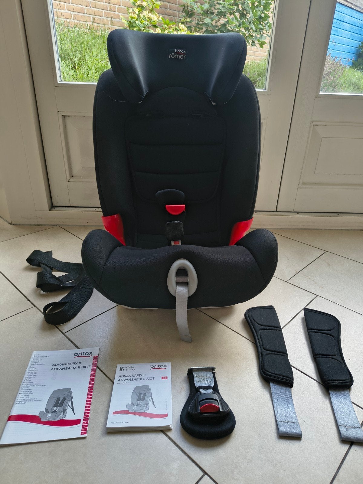 Römer Britax Advansafix II autostoel groep 1 tm 3, Kinderen en Baby's, Autostoeltjes, Romer, 15 t/m 36 kg, Autogordel, Ophalen