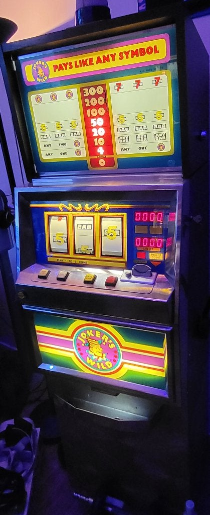 Bergmann Joker's Wild gokkast zeldzaam, Euro, Ophalen of Verzenden, Gebruikt, Met sleutels
