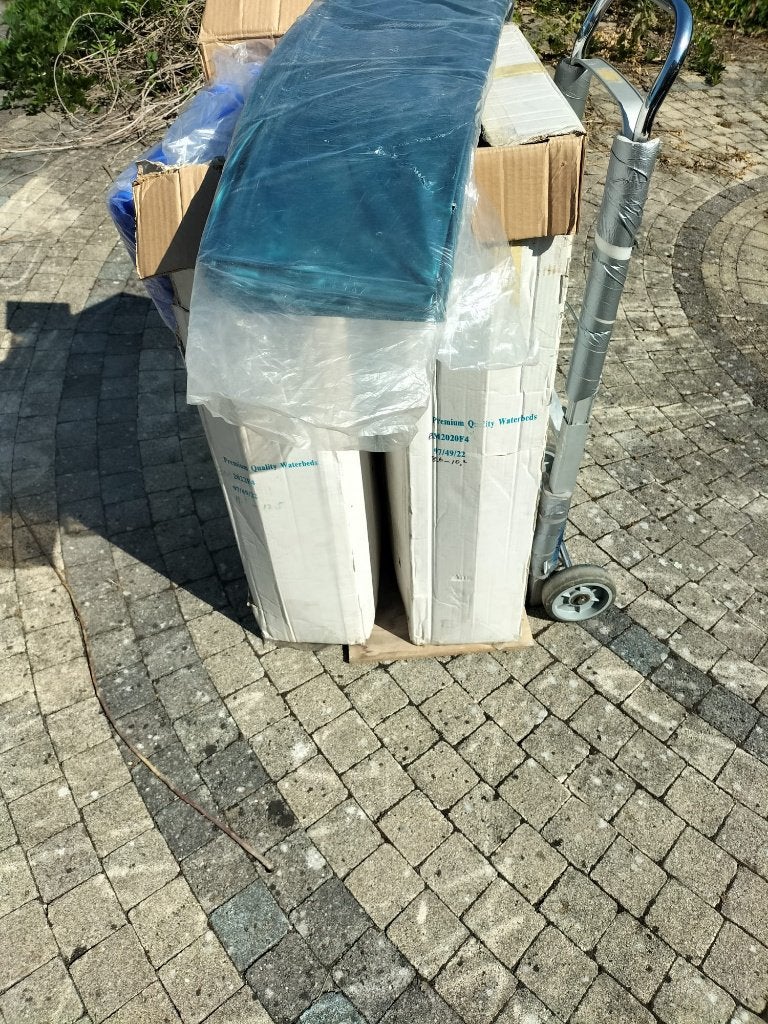 Ingepakte watermatrassen 2x 80x200 cm, Huis en Inrichting, Duo-systeem, Ophalen of Verzenden, 80 cm, 200 cm