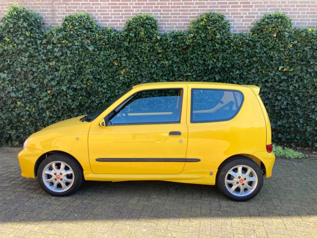 Fiat Seicento 1.1 2001 sporting Abarth, Auto's, Fiat, Particulier, Seicento, Benzine, D, Hatchback, Handgeschakeld, Origineel Nederlands